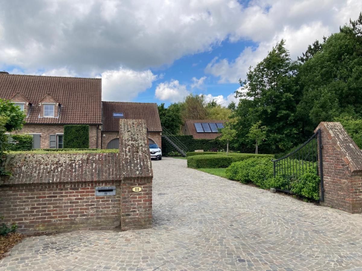 Rustig Appartement In Het Groen Met Terras Kontich 外观 照片